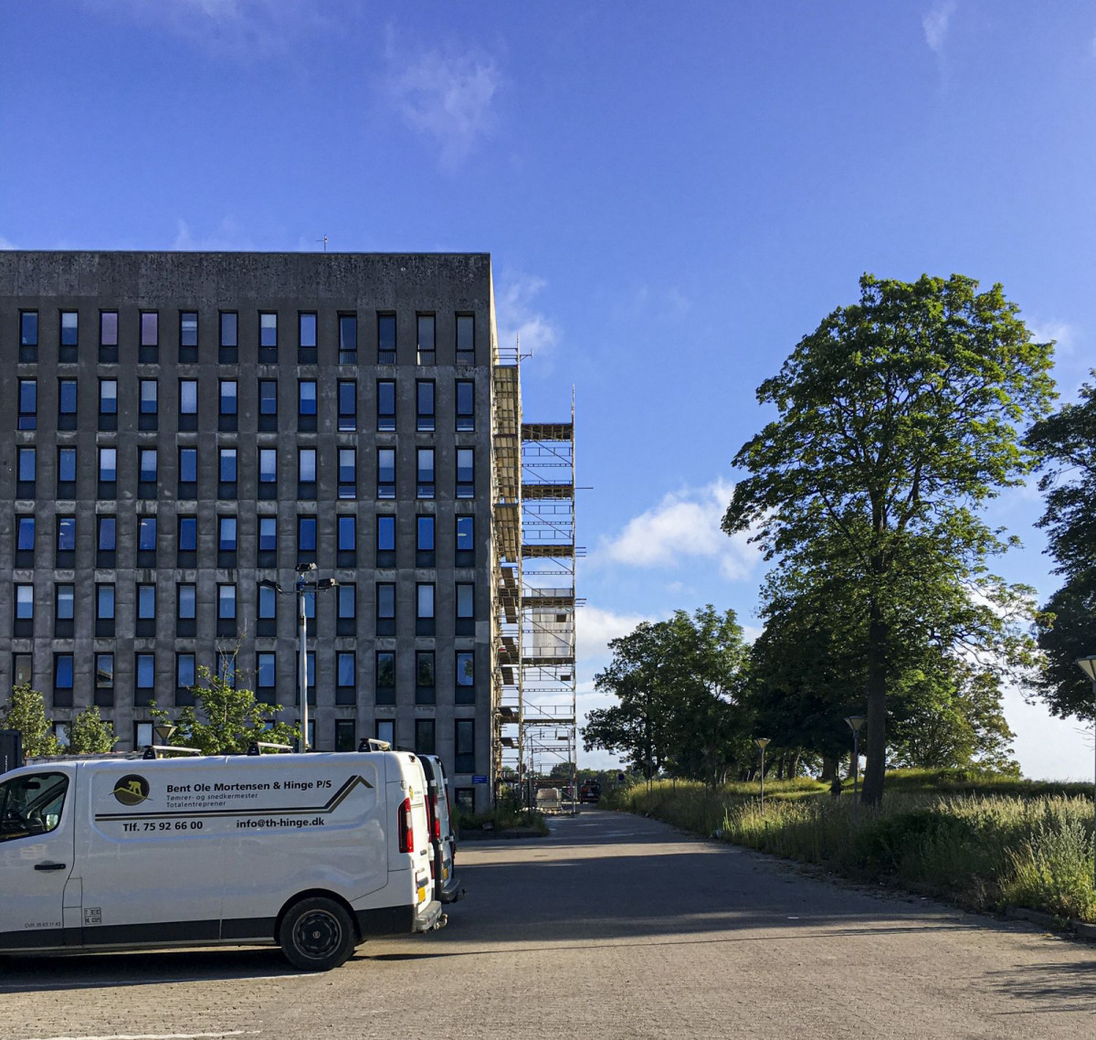 Byggeplads: Fredericia Sundhedshus