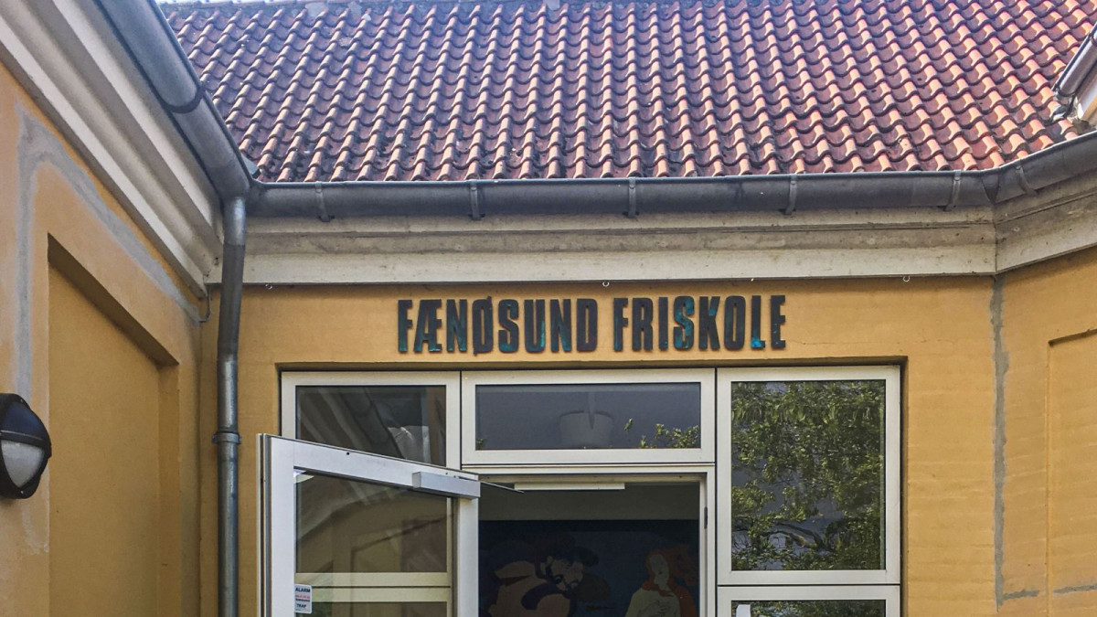 VUNDET: FÆNØSUND FRISKOLE